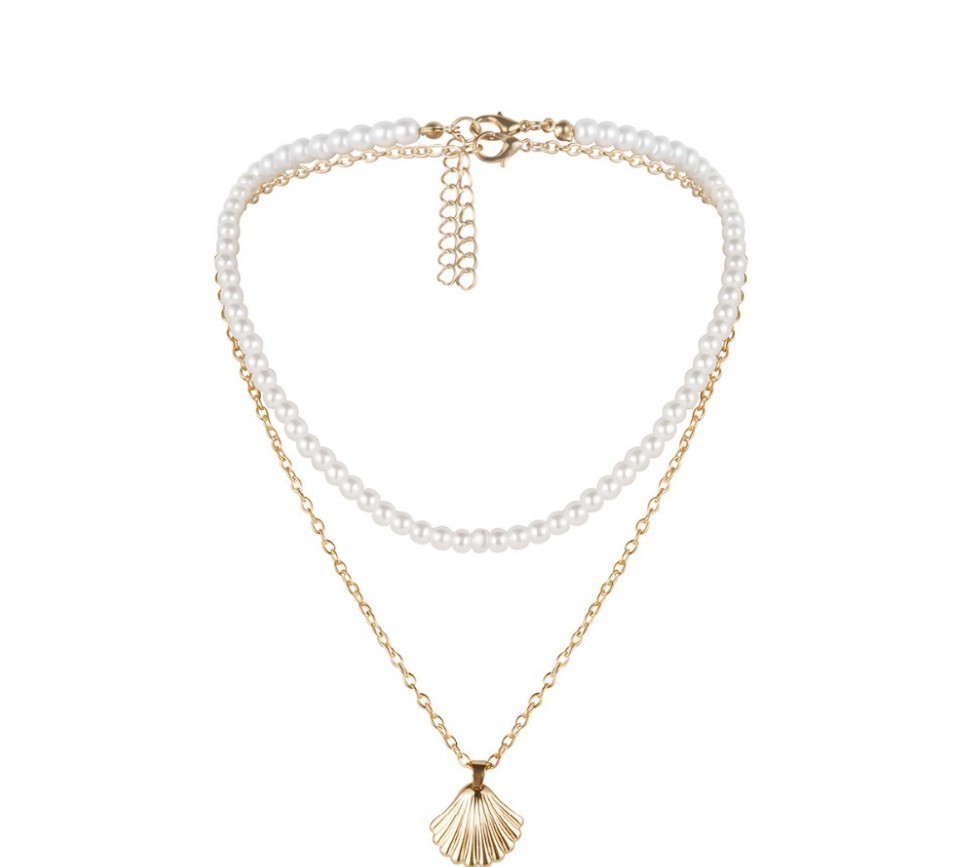 Retro Glow Pearl Necklace
