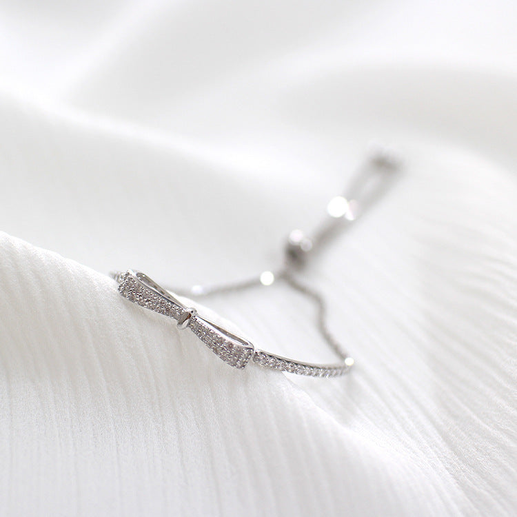 Silver Bow Bracelet