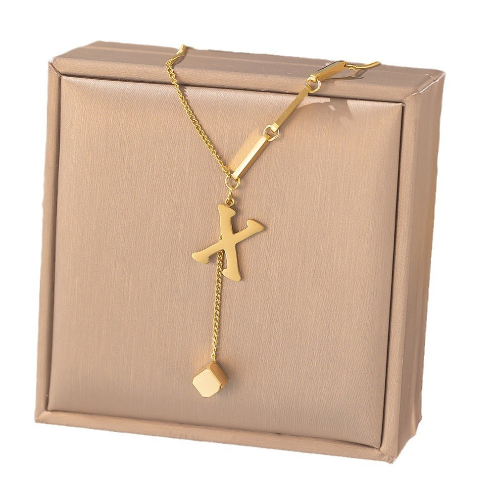 Initial Drop Necklace