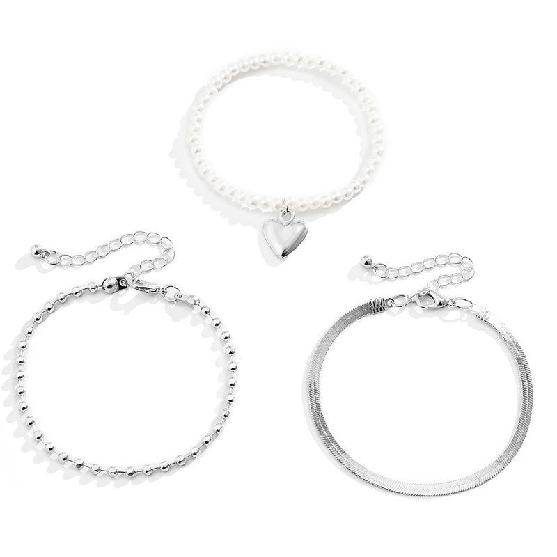 Heirloom Heart Pearl Bracelet